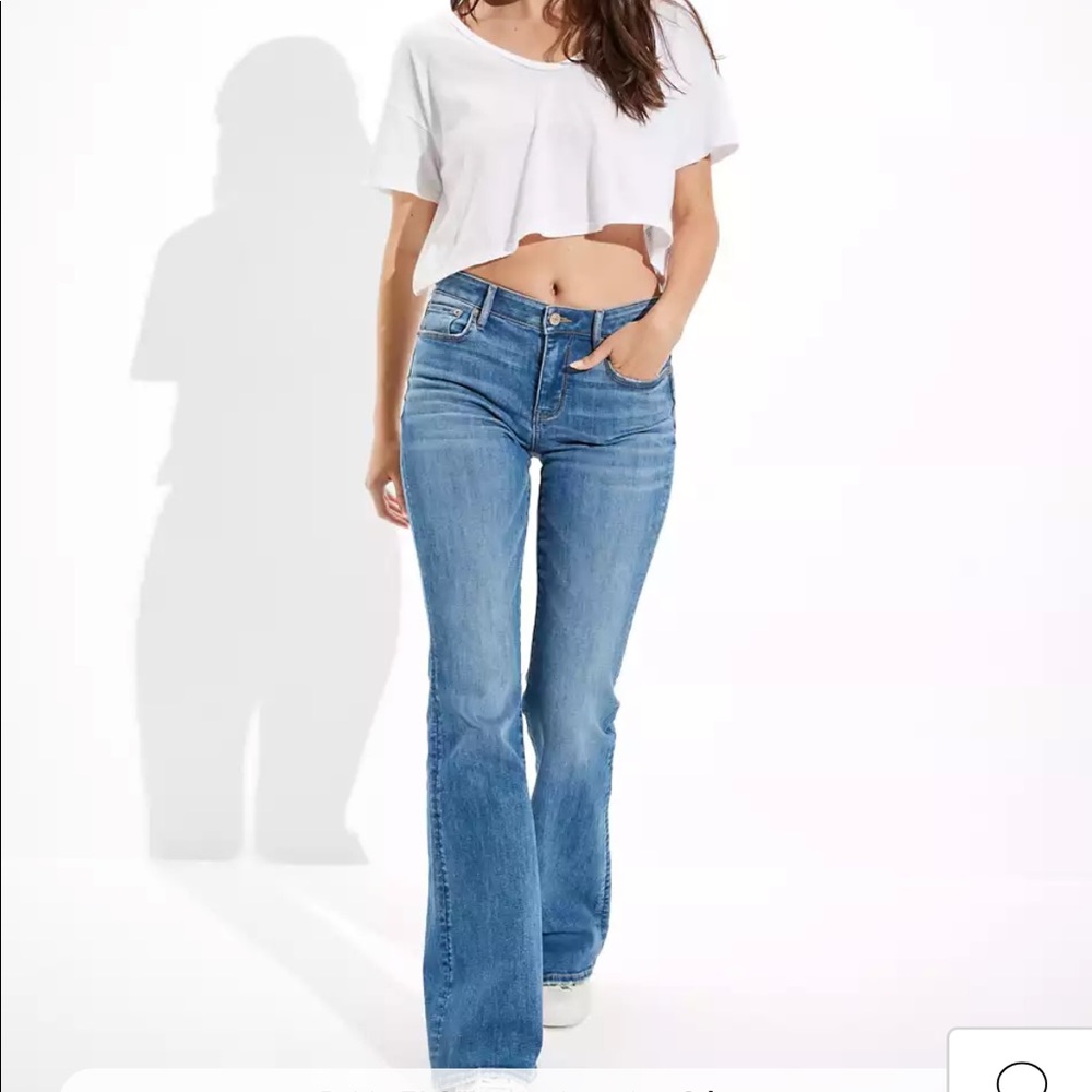 American Eagle Low Rise Flares 20